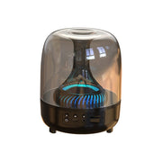 Darrahopens Audio & Video > Speakers > Bluetooth Speakers Portable Wireless Speaker with 12D Surround Bass, RGB Water Ripple Ambient Light, wireless 5.3, Hands-Free Calling, Wireless Speaker for Home, Outdoor, Party, Compatible with iPhone, Android, Laptop，Grey