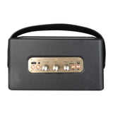 Darrahopens Audio & Video > Speakers > Bluetooth Speakers SoundTec Retro Bluetooth Boombox Black