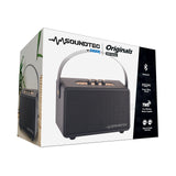 Darrahopens Audio & Video > Speakers > Bluetooth Speakers SoundTec Retro Bluetooth Boombox Black
