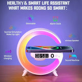Darrahopens Audio & Video > Speakers > Bluetooth Speakers Wireless Bluetooth Speaker with RGB Light & Alarm