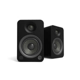 Darrahopens Audio & Video > Speakers Kanto YU4 140W Powered Bookshelf Speakers with Bluetooth and Phono Preamp - Pair, Matte Black with SP26PL Black Stand Bundle