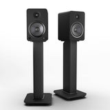 Darrahopens Audio & Video > Speakers Kanto YU6 200W Powered Bookshelf Speakers with Bluetooth® and Phono Preamp - Pair, Matte Black with SX22 Black Stand Bundle