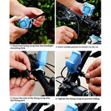 Darrahopens Audio & Video > Speakers > Radios 140dB Electric Bike Horn with Headlight, 2 in 1 Bicycle Horn 5 Sound Modes USB-C Rechargeable, Bike Bell with Large Range Floodlight Bike Horn for Adults Kids Bike Scooter