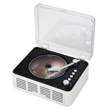 Darrahopens Audio & Video > Speakers > Radios Retro CD Music Player with Bluetooth and FM Radio Multifunctional Home Audio System White