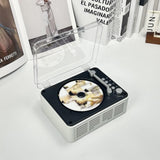 Darrahopens Audio & Video > Speakers > Radios Retro CD Music Player with Bluetooth and FM Radio Multifunctional Home Audio System White