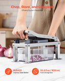 Darrahopens Audio & Video > Speakers > Radios VEVOR Vegetable Chopper Mandoline Slicer, All-in-1 Food Veggie Cutter with 8 Stainless Steel Blades, Cheese Grater Onion Potato Salad Dicer with Container,Kitchen Gadgets&Essentials Home Appliances