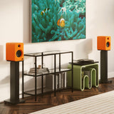 Darrahopens Audio & Video > Speakers > Speaker Accessories Kanto SX30 30" Tall Fillable Speaker Stands with Isolation Feet - Pair, Black