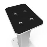 Darrahopens Audio & Video > Speakers > Speaker Accessories Kanto SX30W 30" Tall Fillable Speaker Stands with Isolation Feet - Pair, White