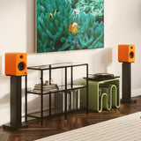 Darrahopens Audio & Video > Speakers > Speaker Accessories Kanto SX30W 30" Tall Fillable Speaker Stands with Isolation Feet - Pair, White