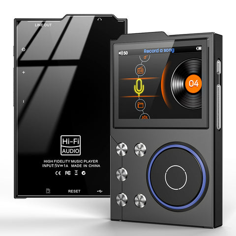 Darrahopens Audio & Video > Speakers > Speaker Accessories Portable Hi-Res Digital Audio Player - DSD, Dual DAC, Bluetooth 5.0, Expandable Storage(BLACK 16GB +32GB)