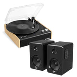 Darrahopens Audio & Video Victrola Eastwood Turntable + Bundled Majority D40 Bluetooth Speakers