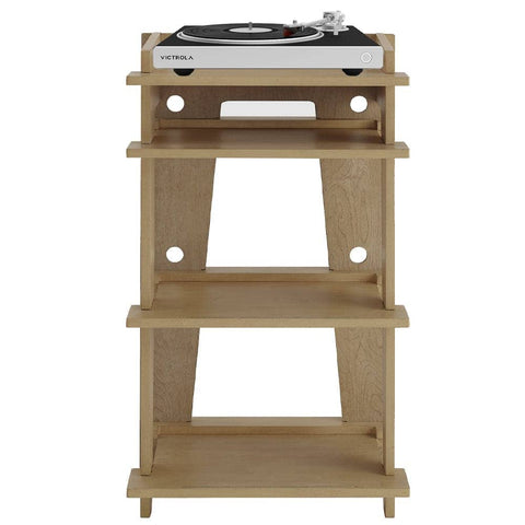 Darrahopens Audio & Video Victrola Hi-Res Carbon Turntable + Crosley Soho Turntable Stand - Natural