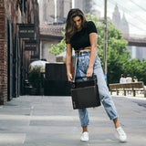 Darrahopens Audio & Video Victrola Revolution Go Turntable - Black + Bundled Crosley Record Storage Display Stand