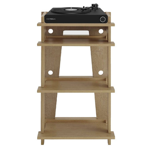 Darrahopens Audio & Video Victrola Stream Onyx Turntable + Crosley Soho Turntable Stand - Natural