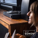 Darrahopens Audio & Video Victrola Stream Onyx Turntable + Crosley Soho Turntable Stand - Natural