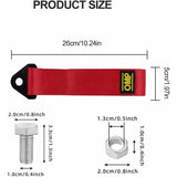 Darrahopens Auto Accessories > 4WD & Recovery > 4WD Recovery Tools Car Tow ROpe,Racing Tow Strap,Auto Tow ROpes,Racing Tow ROpe,Nylon Tow ROpes,For Vehicle Front Rear Bumper,1Pc