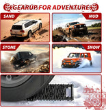 Darrahopens Auto Accessories > 4WD & Recovery > 4WD Recovery Tools Off-Road Traction Plates | Pack of 2 - Portable emergency tool for extra grip on snow, ice, mud, and sand, suitable for cars, SUVs, ATVs, UTVs, and motorcycles.