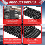 Darrahopens Auto Accessories > 4WD & Recovery > 4WD Recovery Tools Off-Road Traction Plates | Pack of 2 - Portable emergency tool for extra grip on snow, ice, mud, and sand, suitable for cars, SUVs, ATVs, UTVs, and motorcycles.