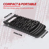 Darrahopens Auto Accessories > 4WD & Recovery > 4WD Recovery Tools Off-Road Traction Plates | Pack of 2 - Portable emergency tool for extra grip on snow, ice, mud, and sand, suitable for cars, SUVs, ATVs, UTVs, and motorcycles.
