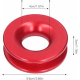 Darrahopens Auto Accessories > 4WD & Recovery > 4WD Recovery Tools Recovery Ring Set, Safe Synthetic Soft Shackle ROpe High Strength Anti-Rust For Atv For Truck For Car(Red)