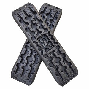 Darrahopens Auto Accessories > 4WD & Recovery Traction Boards 2 PCS Recovery Tracks with Jack Base 4WD Tire Traction Mat Recovery Boards Rescue Board