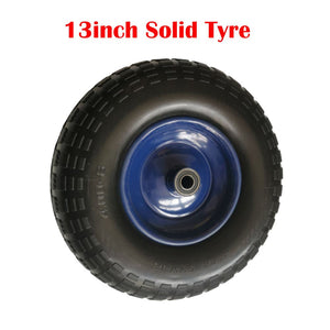 Darrahopens Auto Accessories > Auto Accessories Others 13inch Trolley Wheel Solid Tyre Tire Steel Rim for Hand Trolley Cart