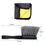 Darrahopens Auto Accessories > Auto Accessories Others 15x Car Wash Kit Wheel & Rim Brush Detail All The Brushes Needed For Car Wash B