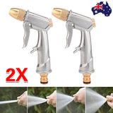 Darrahopens Auto Accessories > Auto Accessories Others 2PCS High Pressure Washer Gun Brass Spray Nozzle Garden Hose Pipe Car Washing AU