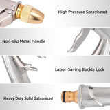 Darrahopens Auto Accessories > Auto Accessories Others 2PCS High Pressure Washer Gun Brass Spray Nozzle Garden Hose Pipe Car Washing AU