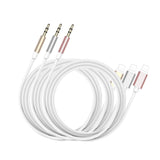 Darrahopens Auto Accessories > Auto Accessories Others > Audio Apple to 3.5mm Aux Car Cable Compatible with iPhone, Silver 1m