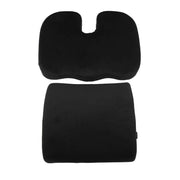 Darrahopens Auto Accessories > Auto Accessories Others > Audio Seat Cushion and Lumbar Support Pillow Black Suede Memory Foam Reduce Tailbone Pressure Chair Pads for Office Car In Australia - Darrahopens