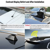 Darrahopens Auto Accessories > Auto Accessories Others > Audio Shark Fin Car Antenna FM AM Radio Universal for SUV Truck Van Compatible with Many Models Black
