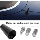 Darrahopens Auto Accessories > Auto Accessories Others > Audio Short Car Antenna, Universal Amplified Car Radio Short Antenna, 3cm Short Rod Roof Stereo Antenna for Car, for All Cars Vehicles Auto