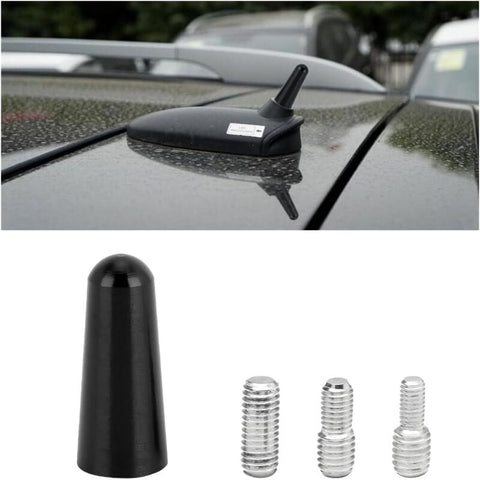 Darrahopens Auto Accessories > Auto Accessories Others > Audio Short Car Antenna, Universal Amplified Car Radio Short Antenna, 3cm Short Rod Roof Stereo Antenna for Car, for All Cars Vehicles Auto