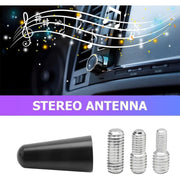 Darrahopens Auto Accessories > Auto Accessories Others > Audio Short Car Antenna, Universal Amplified Car Radio Short Antenna, 3cm Short Rod Roof Stereo Antenna for Car, for All Cars Vehicles Auto