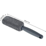 Darrahopens Auto Accessories > Auto Accessories Others > Automotive Cleaning 1 pcs Car Cleaning Brush Microfiber Wheel Brush Car Wash Detailing For Car Trunk Auto Brus Portable Motorcycle