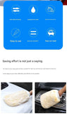 2-piece Beige Microfiber Car Wash Mitt - Double Sided Imitation Sheepskin Wash Glove, Scratch Free Paint Safe Cleaning Tool for Car Detailing, Waxing, Polishing - 23x15cm Large Palm Design