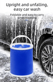 Darrahopens Auto Accessories > Auto Accessories Others > Automotive Cleaning 20L Foldable Oxford Fabric Car Wash Bucket with EVA Waterproof Lining & Zipper Carry Bag - Self Standing Structure, Portable Water Container for Car Cleaning and Outdoor Travel