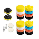Darrahopens Auto Accessories > Auto Accessories Others > Automotive Cleaning 22Pcs 3" Buffing Waxing Polishing Sponge Pads Kit Set For Car Polisher Drill Au