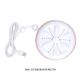 Darrahopens Auto Accessories > Auto Accessories Others > Automotive Cleaning 27W Mini Ultrasonic Washer USB 50 Seconds Reverse Clean Circle 30mins Self Power Off Turbine Wash Machine for Home In Australia - Darrahopens
