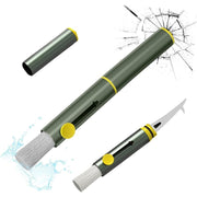 Darrahopens Auto Accessories > Auto Accessories Others > Automotive Cleaning 3 In 1 Multifunctional Car Cleaning Brush, Dust Remover, Tire Stone Hook, Window Breaker Hammer. Feather Duster Brush