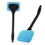 Darrahopens Auto Accessories > Auto Accessories Others > Automotive Cleaning 3-Piece Light blue Car Windshield Cleaning Brush Set Microfiber Defogging Wiper Tool Window Glass Cleaner