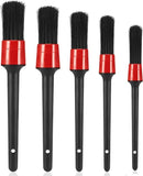 Darrahopens Auto Accessories > Auto Accessories Others > Automotive Cleaning 5-Piece Car Cleaning Brush Set - Car Detailing Brush Set - For cleaning rims - Dashboard - Interior - Exterior - Leather - Air vent logos
