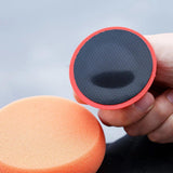 Darrahopens Auto Accessories > Auto Accessories Others > Automotive Cleaning 5pcs Car Polishing Sponge with Handle Manual Buffing Pads for Auto Detailing