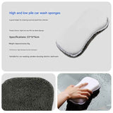 Darrahopens Auto Accessories > Auto Accessories Others > Automotive Cleaning 9-Piece Grey Car cleaning kit - Microfibre Wash Mitt, Sponge, Wheel Brush, Waxing Pads & Towels - Complete Auto Detailing Set for Home & Garage Use