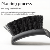 Darrahopens Auto Accessories > Auto Accessories Others > Automotive Cleaning Black Car Tire & Detailing Brush  - 2-Pack Stiff Bristle Scrubber for Wheels, Mats, and Upholstery