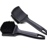 Darrahopens Auto Accessories > Auto Accessories Others > Automotive Cleaning Black Car Tire & Detailing Brush  - 2-Pack Stiff Bristle Scrubber for Wheels, Mats, and Upholstery