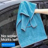 Darrahopens Auto Accessories > Auto Accessories Others > Automotive Cleaning Blue Microfiber Car Cleaning Towel (60 x 160 CM) and 20L Foldable Self Standing Water Bucket (Include Zipper Bag) Combo Set - Super Absorbent and Scratch Free for Car Detailing Drying and Home Cleaning
