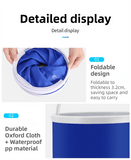 Darrahopens Auto Accessories > Auto Accessories Others > Automotive Cleaning Blue Microfiber Car Cleaning Towel (60 x 180 CM) and 20L Foldable Self Standing Water Bucket (Include Zipper Bag) Combo Set - Super Absorbent and Scratch Free for Car Detailing Drying and Home Cleaning