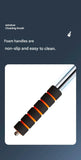 Darrahopens Auto Accessories > Auto Accessories Others > Automotive Cleaning Blue Telescopic Car Windshield Cleaning Brush with 3 Replacement Microfiber- Aluminium Alloy Extendable Handle, 180° Rotatable Microfibre Head, Anti-Fog & Streak-Free Glass Wiper for Car & Home Use, Soft Grip Foam Handle